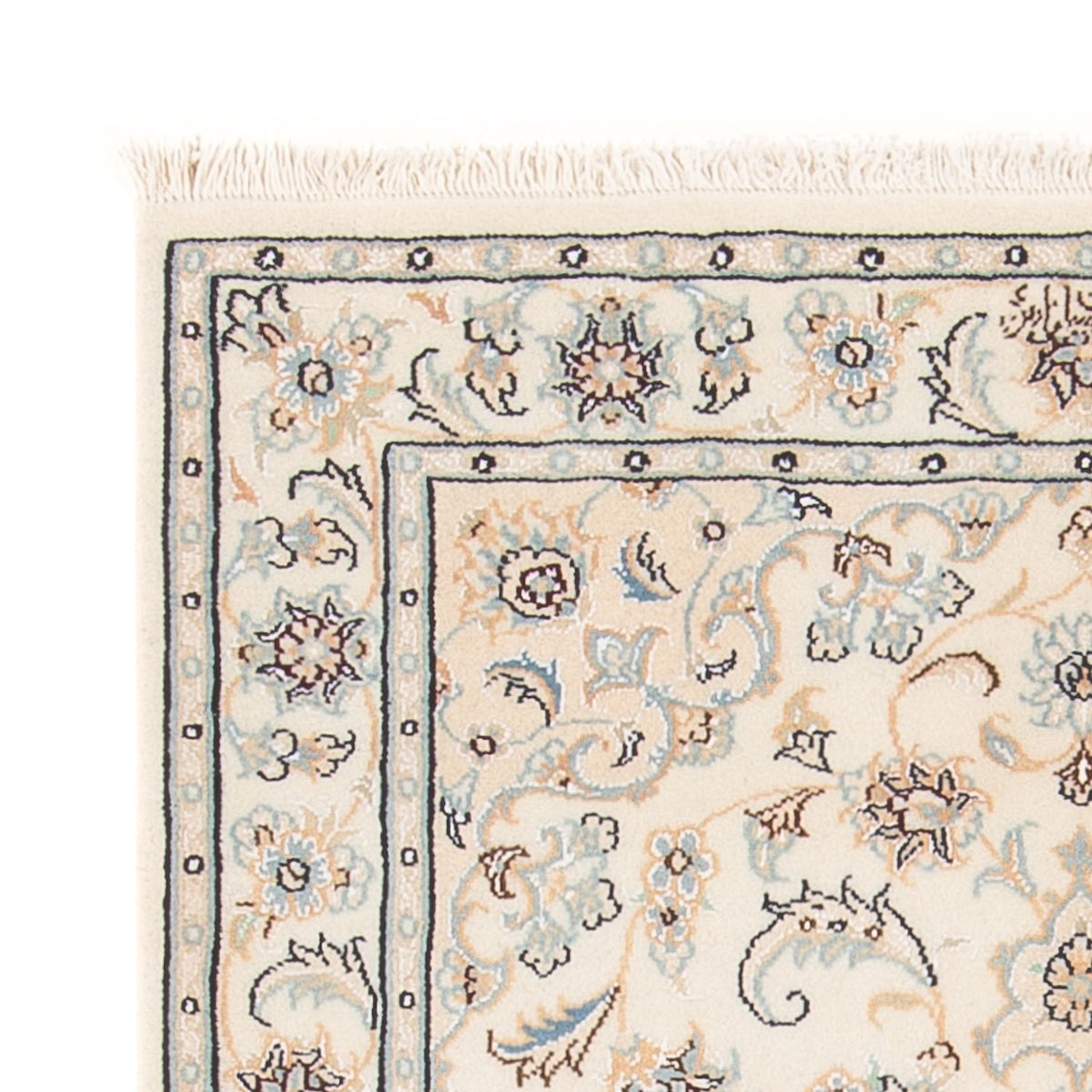 Dywan perski - Nain - Premium - 118 x 81 cm - kremowy