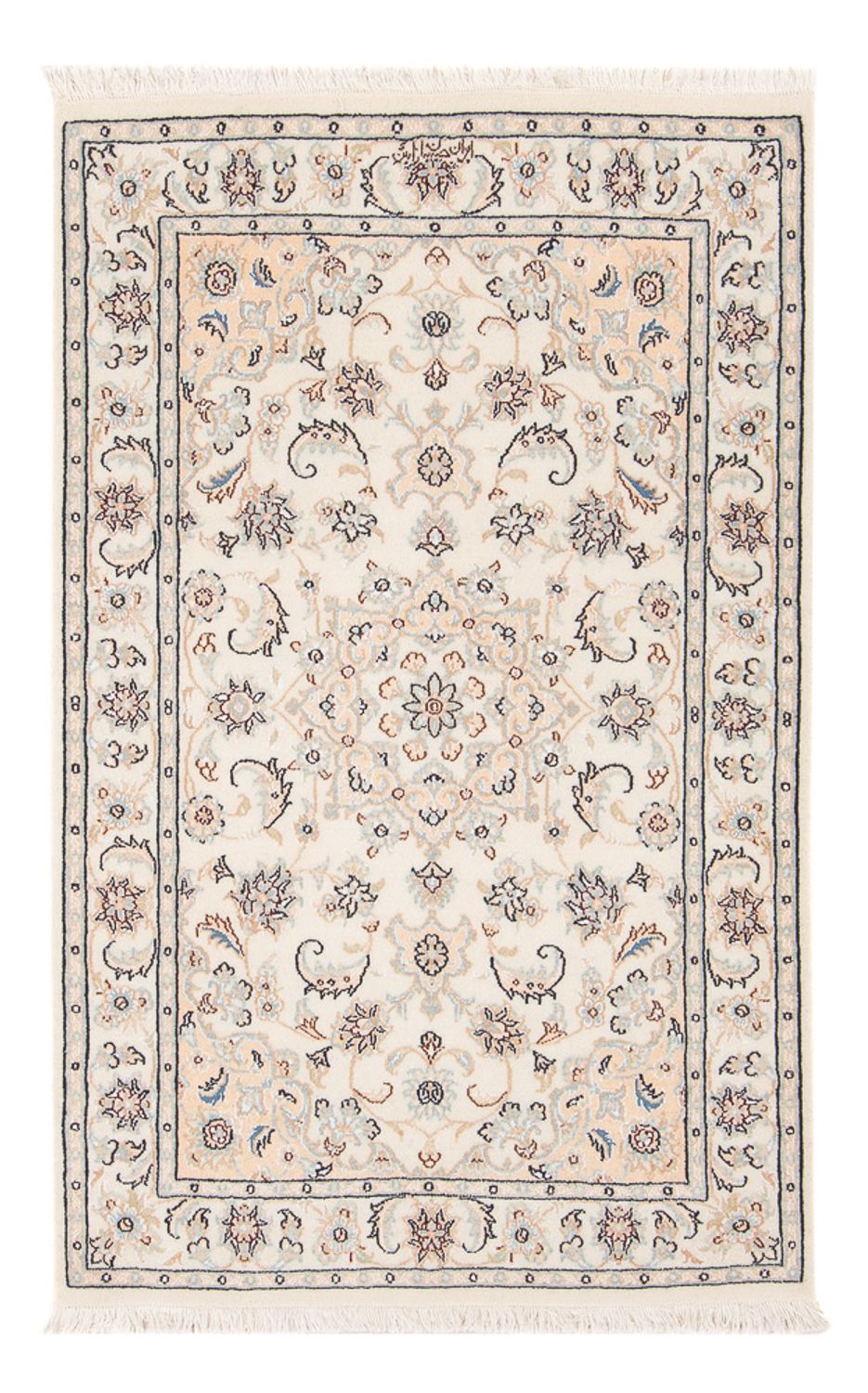 Perserteppich - Nain - Premium - 125 x 78 cm - creme
