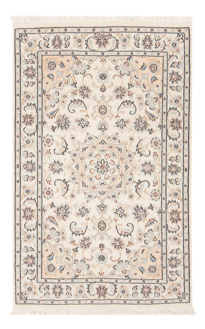 Perserteppich - Nain - Premium - 125 x 78 cm - creme