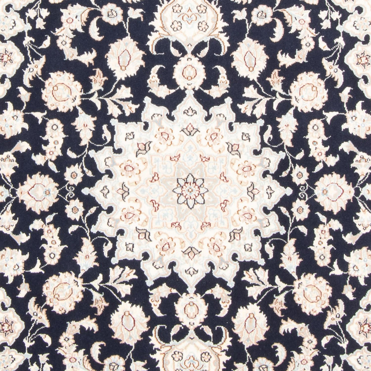 Perserteppich - Nain - Royal - 173 x 121 cm - dunkelblau