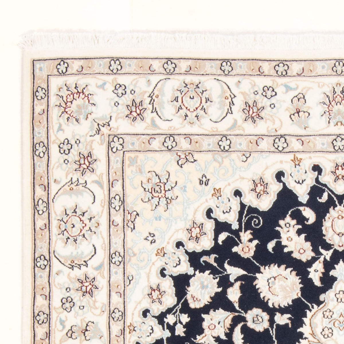 Perserteppich - Nain - Royal - 173 x 121 cm - dunkelblau