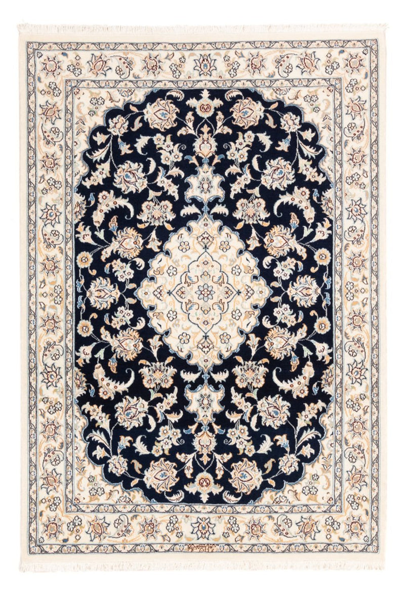 Dywan perski - Nain - Premium - 151 x 108 cm - niebieski