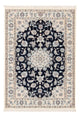 Perserteppich - Nain - Premium - 123 x 83 cm - dunkelblau