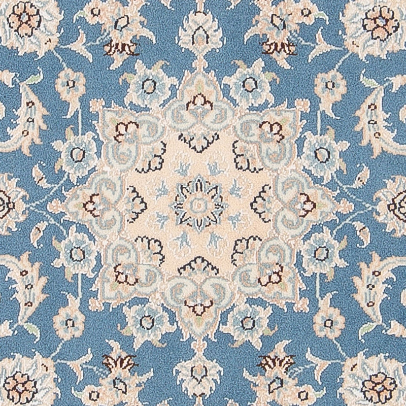 Perserteppich - Nain - Premium - 121 x 80 cm - hellblau