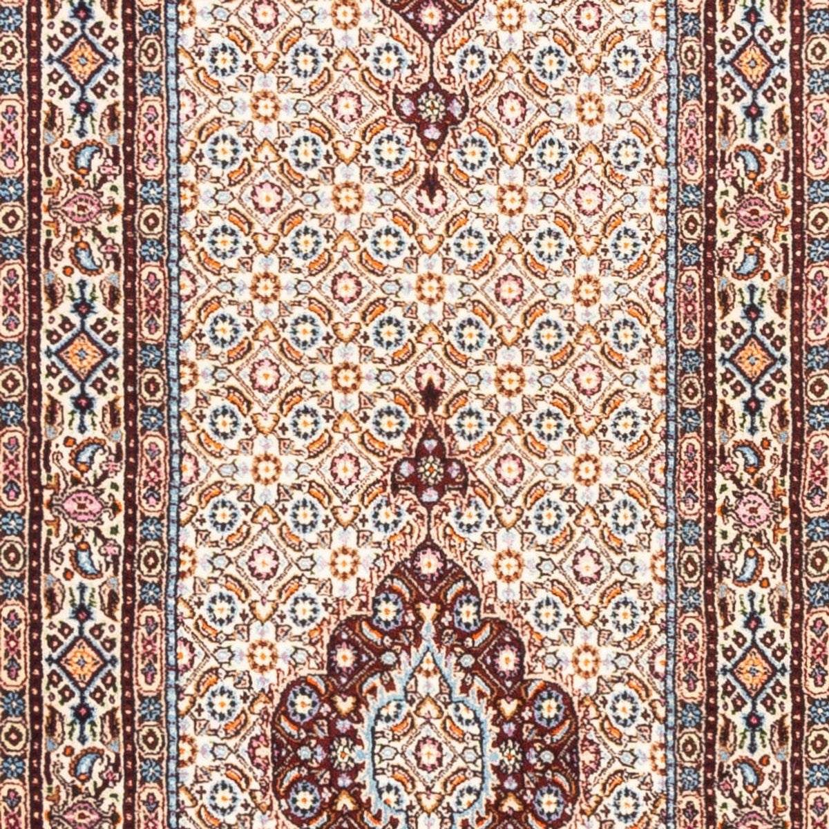 Biegacz Dywan perski - Klasyczny - 388 x 78 cm - kremowy