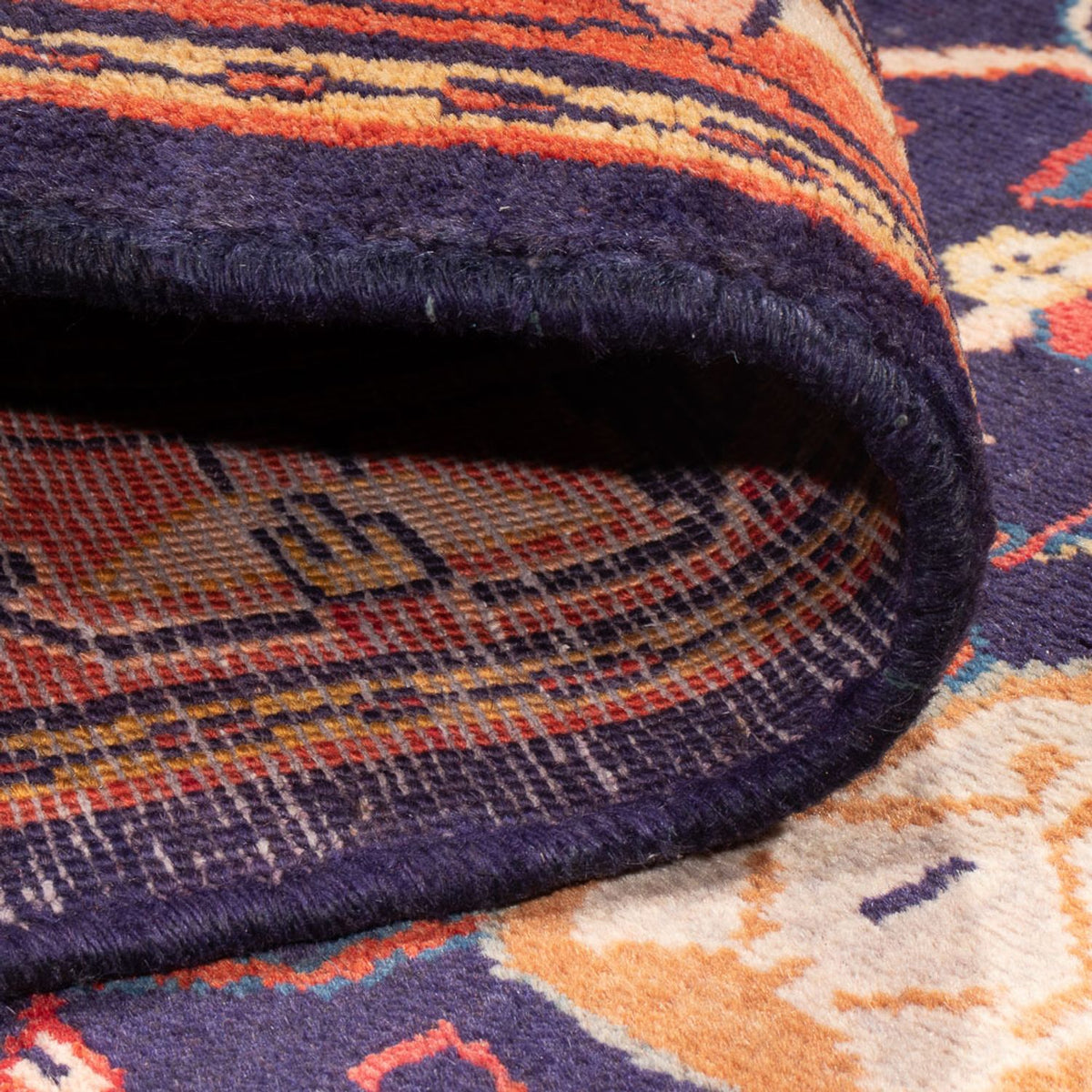 Läufer Perser - Bidjar - 306 x 118 cm - dunkelblau