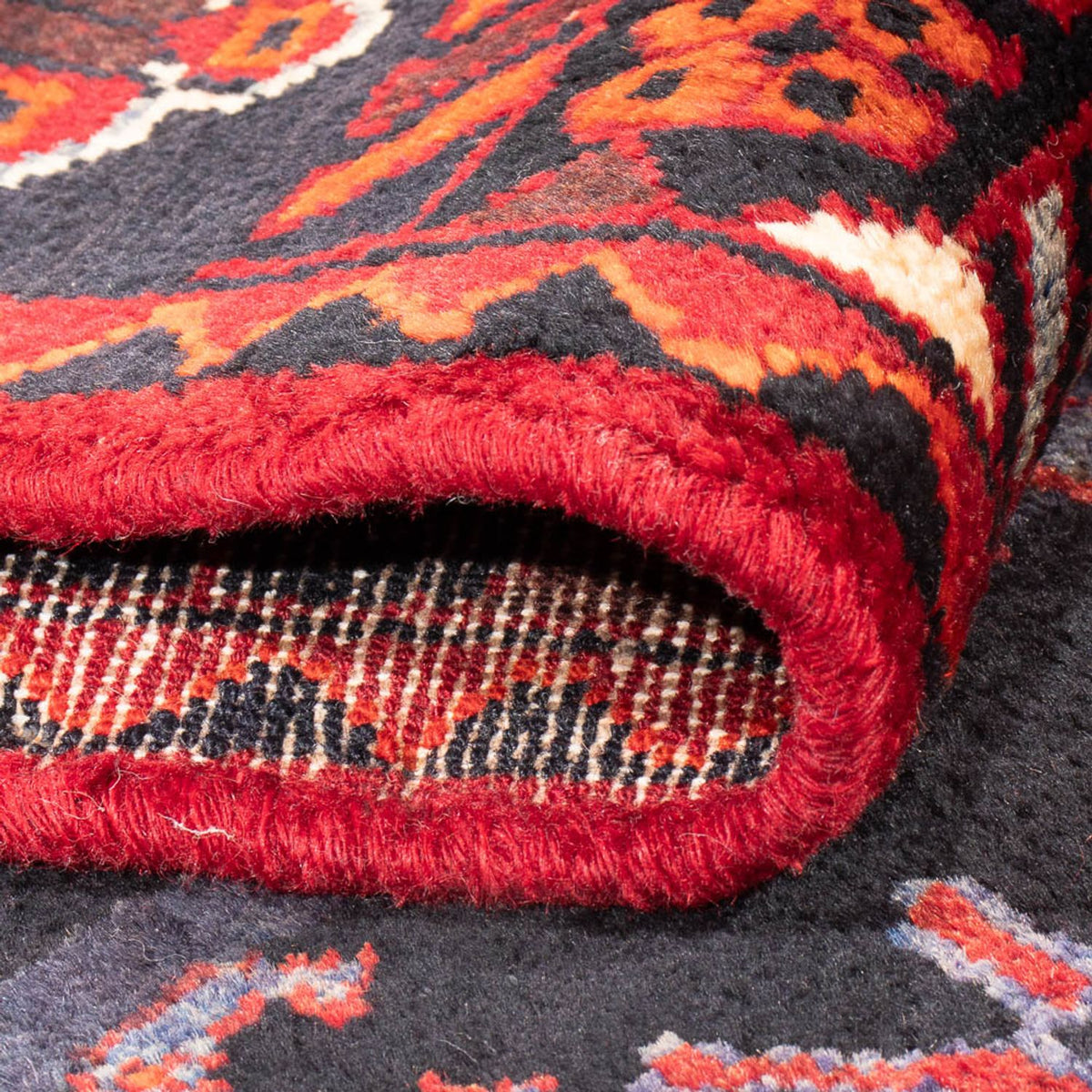 Läufer Perser - Nomadic - 331 x 108 cm - dunkelblau