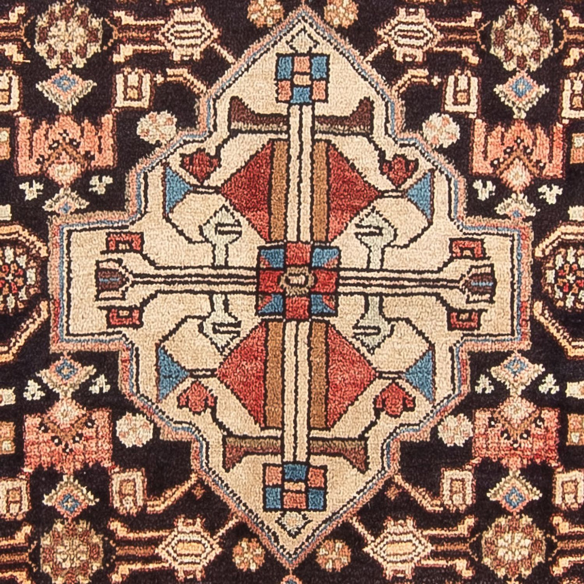 Biegacz Perski dywan - Nomadyczny - 300 x 110 cm - ciemnoniebieski