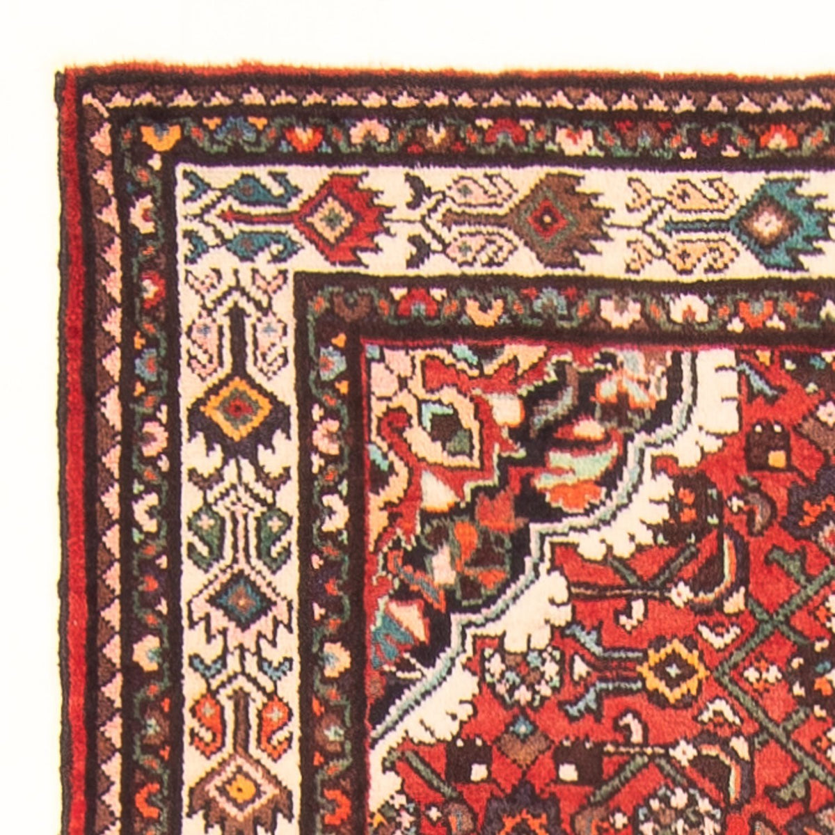 Biegacz Perski dywan - Nomadyczny - 296 x 119 cm - czerwony