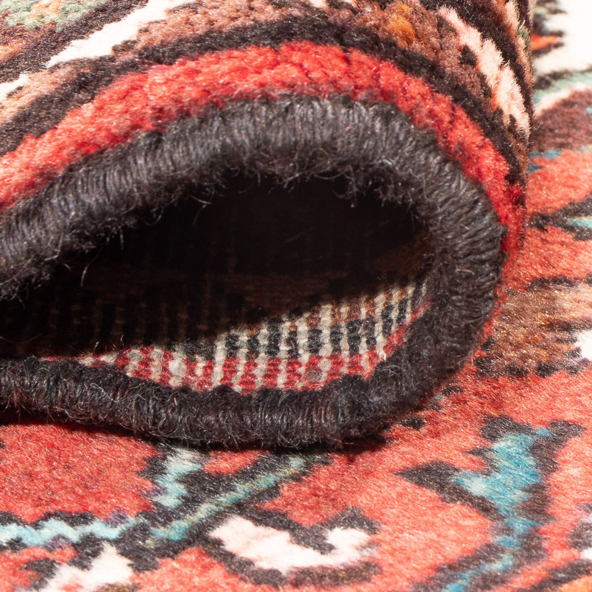 Biegacz Perski dywan - Nomadyczny - 296 x 119 cm - czerwony