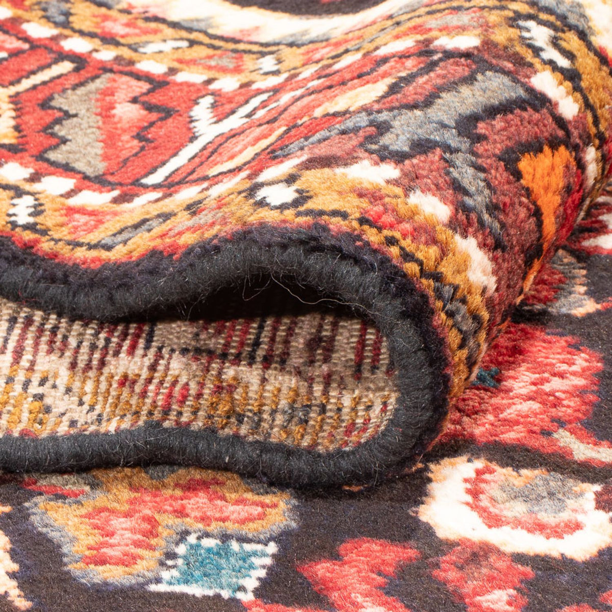 Läufer Perser - Nomadic - 356 x 114 cm - dunkelblau