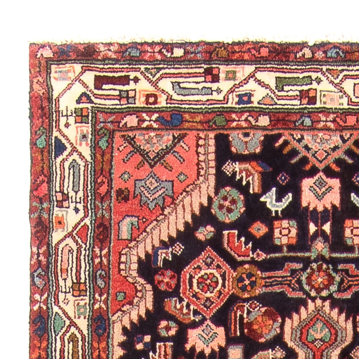 Läufer Perser - Nomadic - 307 x 97 cm - dunkelblau