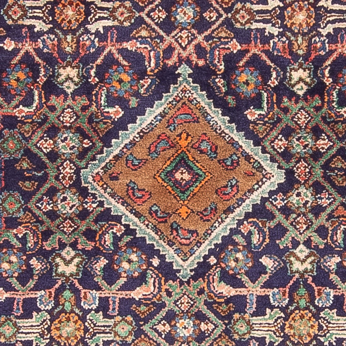 Läufer Perser - Nomadic - 324 x 111 cm - dunkelblau