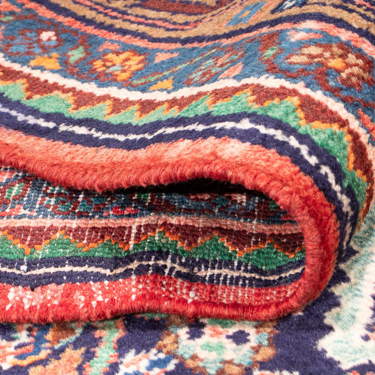 Läufer Perser - Nomadic - 324 x 111 cm - dunkelblau