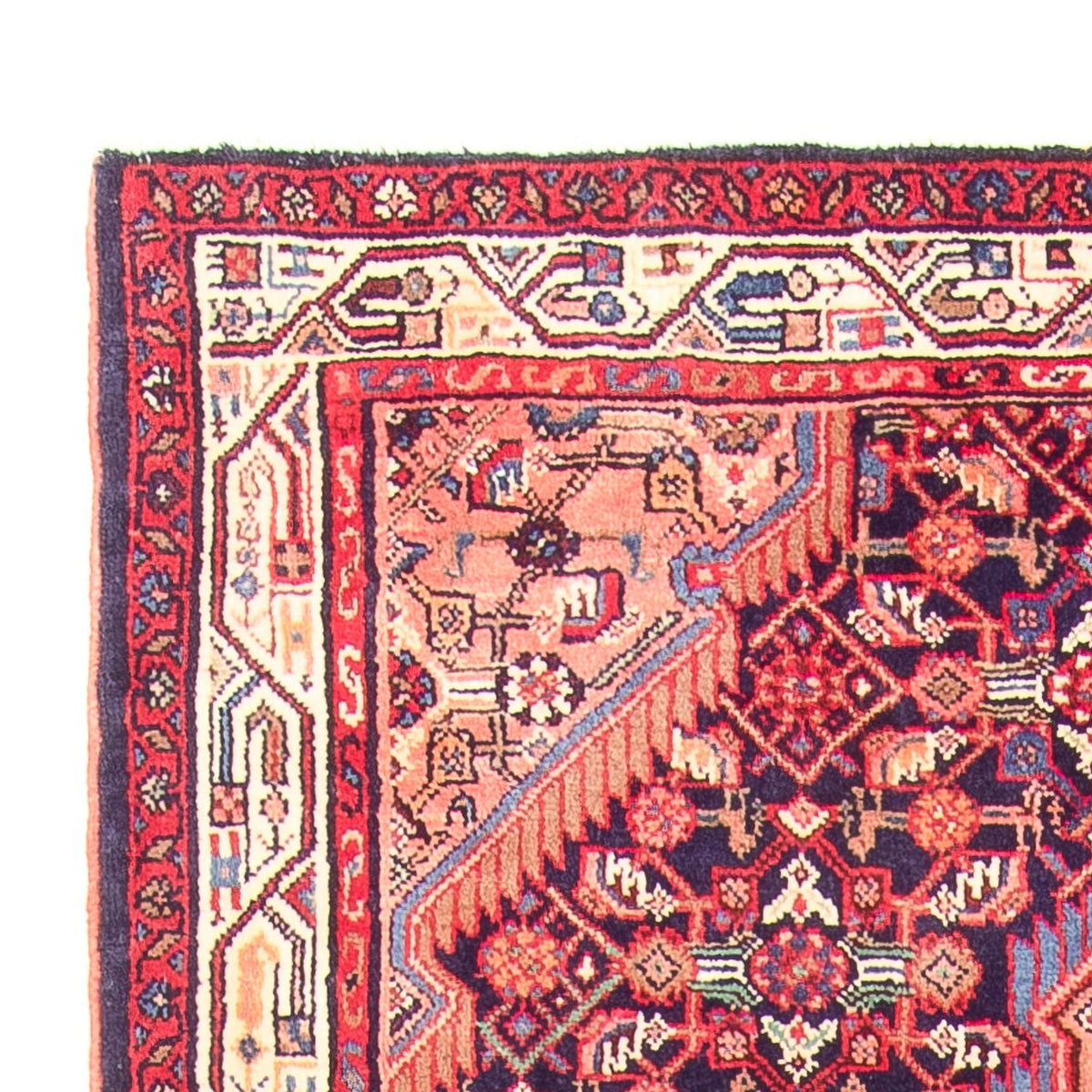 Läufer Perser - Nomadic - 335 x 120 cm - dunkelblau