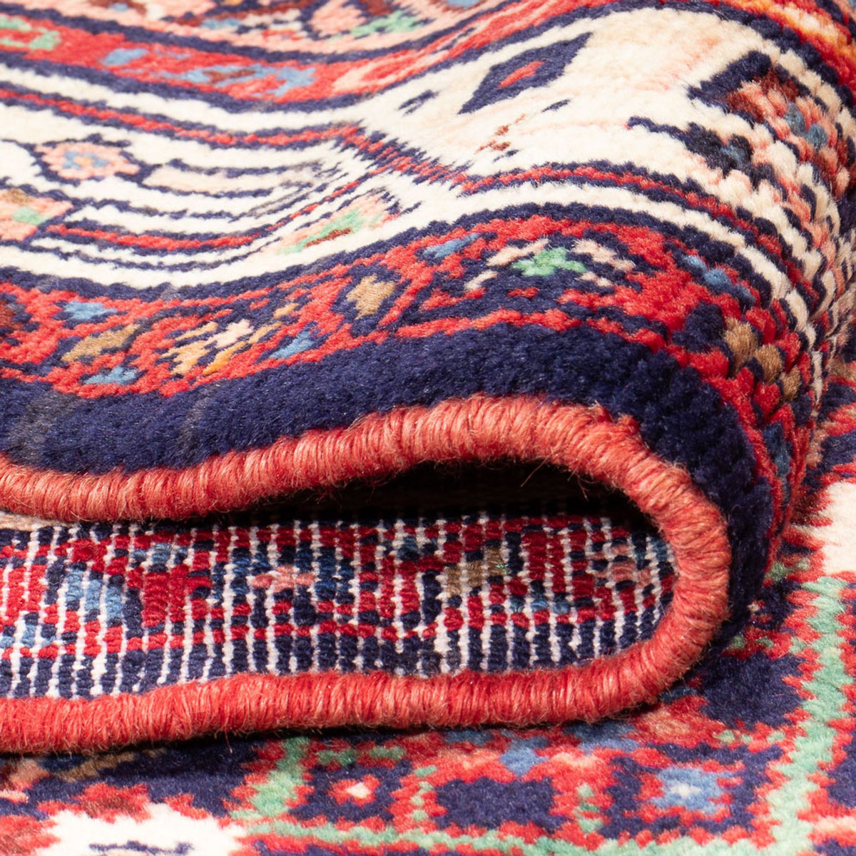 Läufer Perser - Nomadic - 335 x 120 cm - dunkelblau