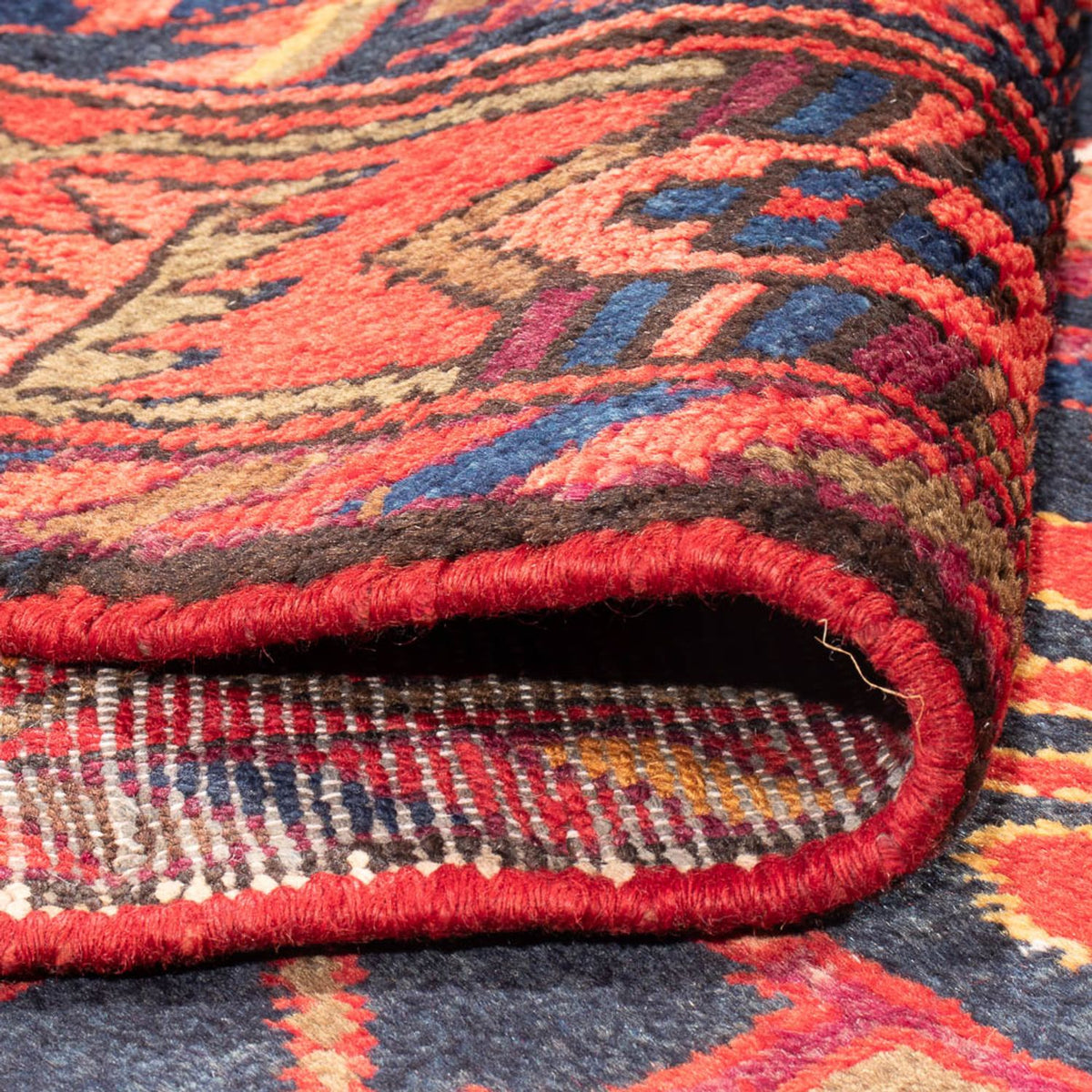 Läufer Perser - Bidjar - 310 x 112 cm - dunkelblau