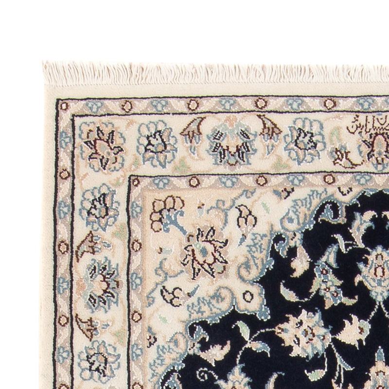 Perserteppich - Nain - Premium - 140 x 70 cm - dunkelblau