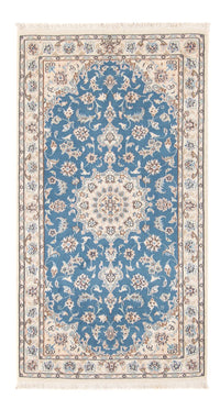 Dywan perski - Nain - Premium - 138 x 76 cm - jasnoniebieski