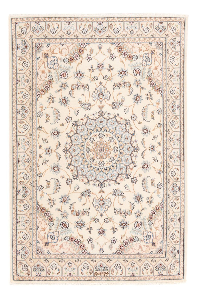 Dywan perski - Nain - Premium - 153 x 106 cm - kremowy