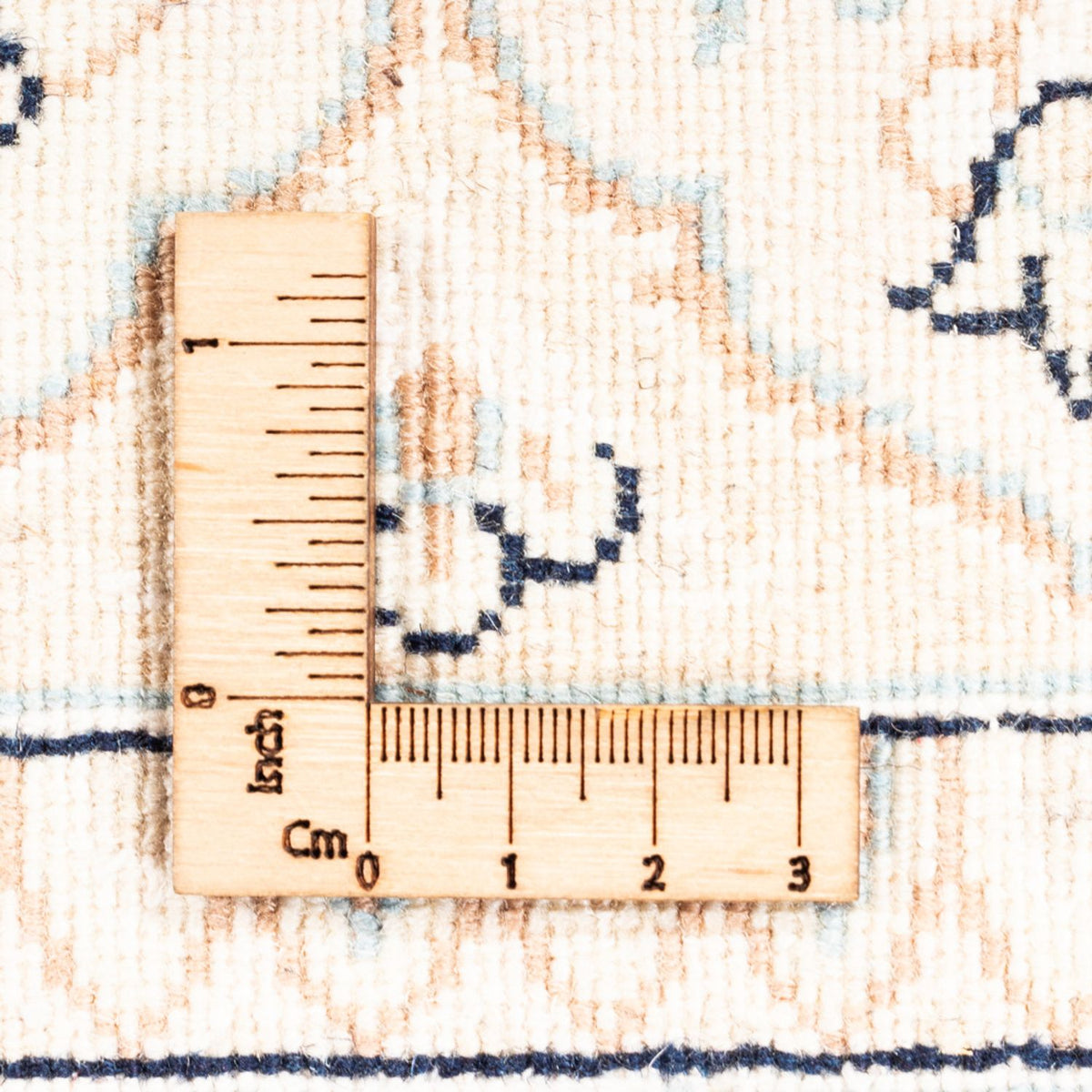 Dywan perski - Nain - Premium - 153 x 106 cm - kremowy