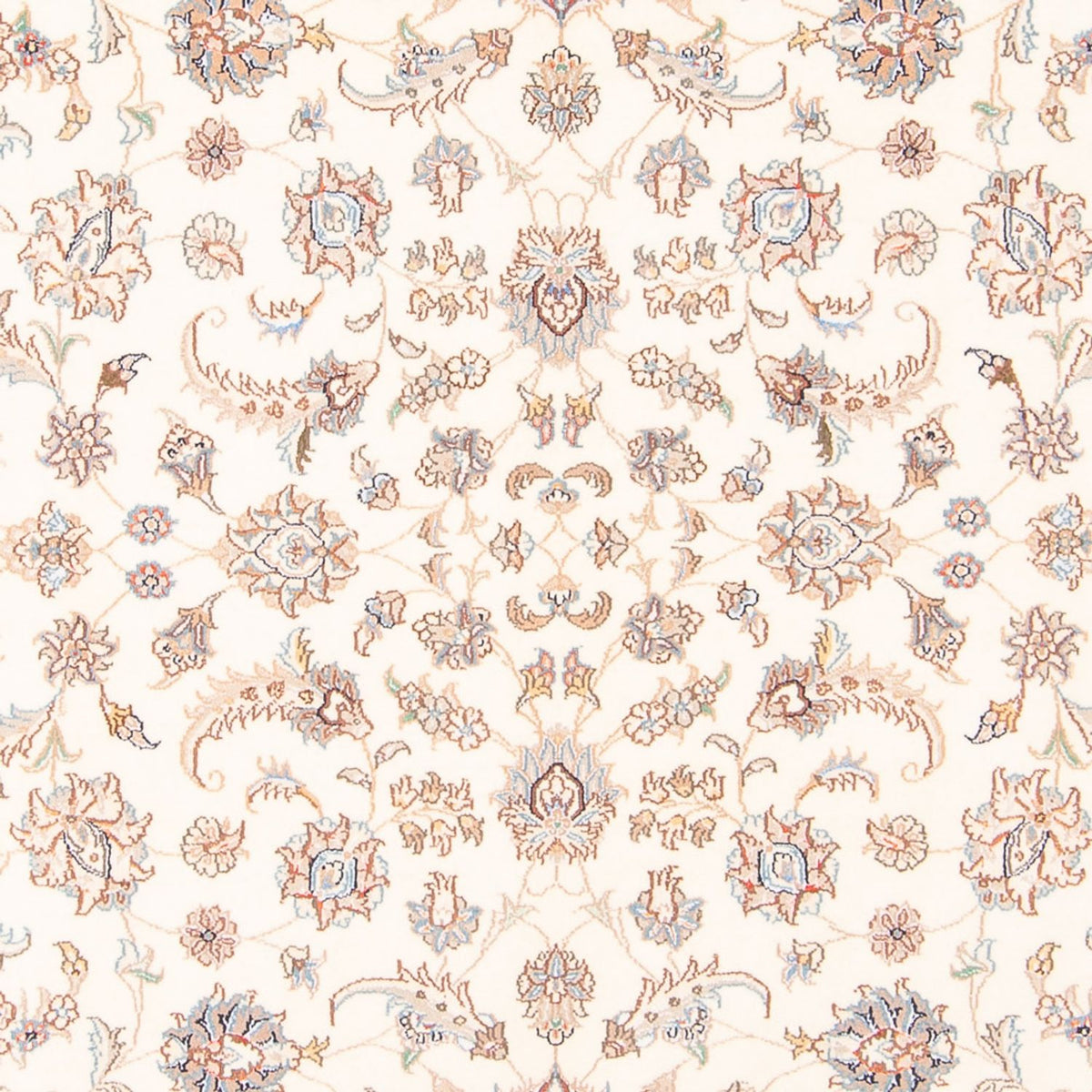 Dywan perski - Tabriz - Królewski - 213 x 150 cm - kremowy