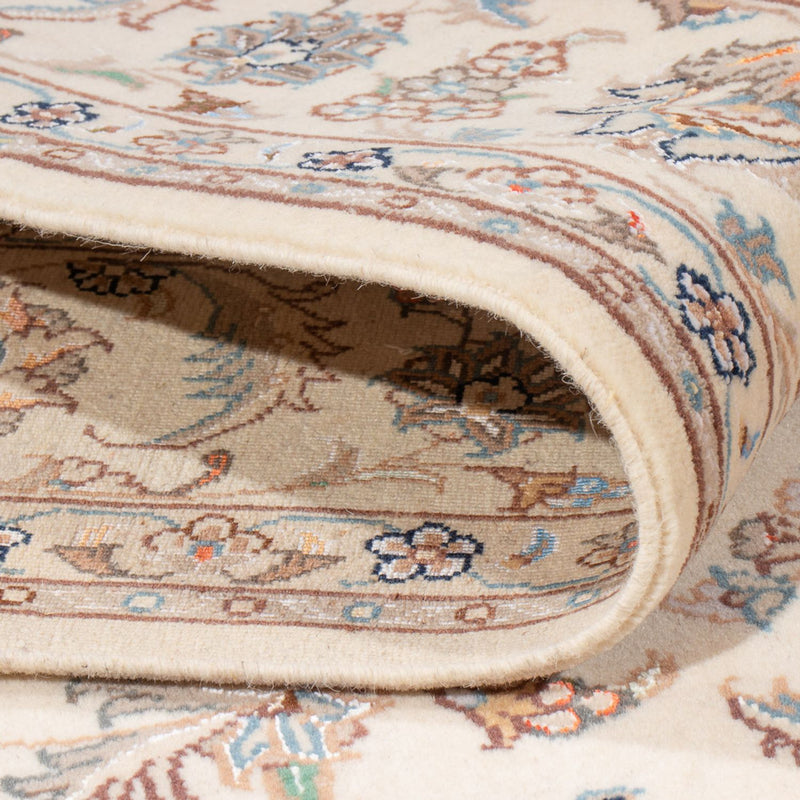 Dywan perski - Tabriz - Królewski - 213 x 150 cm - kremowy