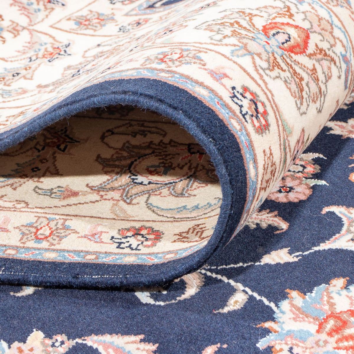 Perserteppich - Täbriz - Royal - 240 x 170 cm - dunkelblau