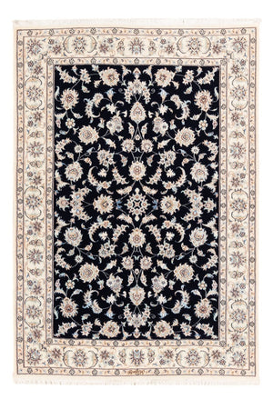 Dywan perski - Nain - Premium - 174 x 121 cm - ciemnoniebieski