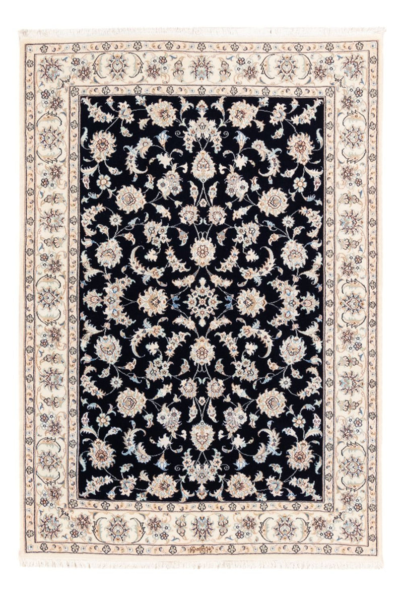 Dywan perski - Nain - Premium - 174 x 121 cm - ciemnoniebieski