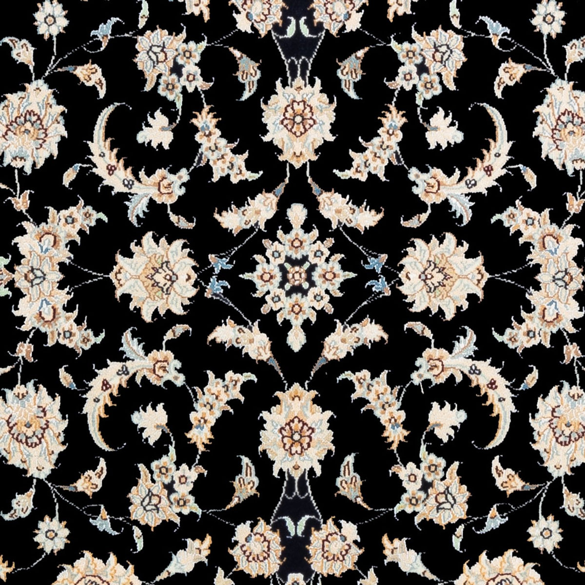 Dywan perski - Nain - Premium - 178 x 120 cm - ciemnoniebieski