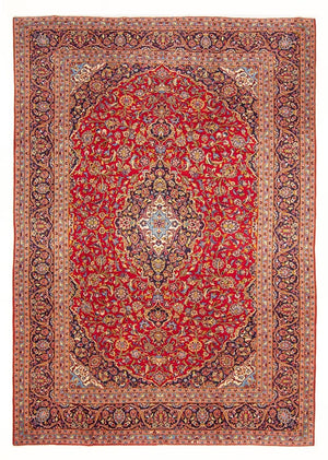 Perserteppich - Keshan - 288 x 206 cm - rot