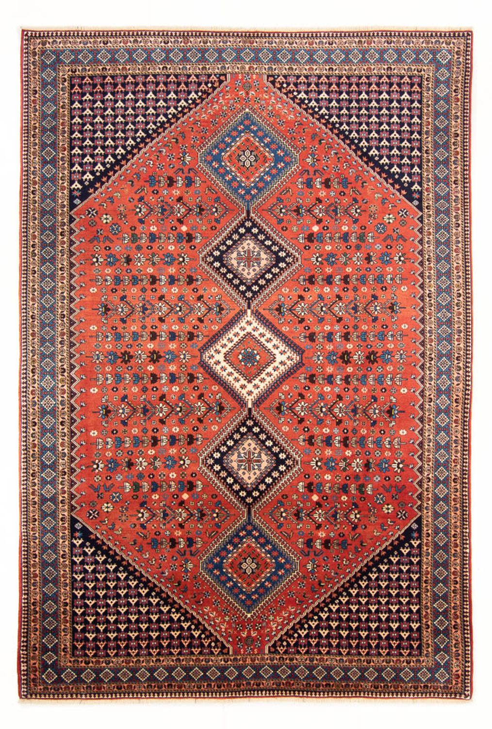 Perserteppich - Nomadic - 304 x 202 cm - rot