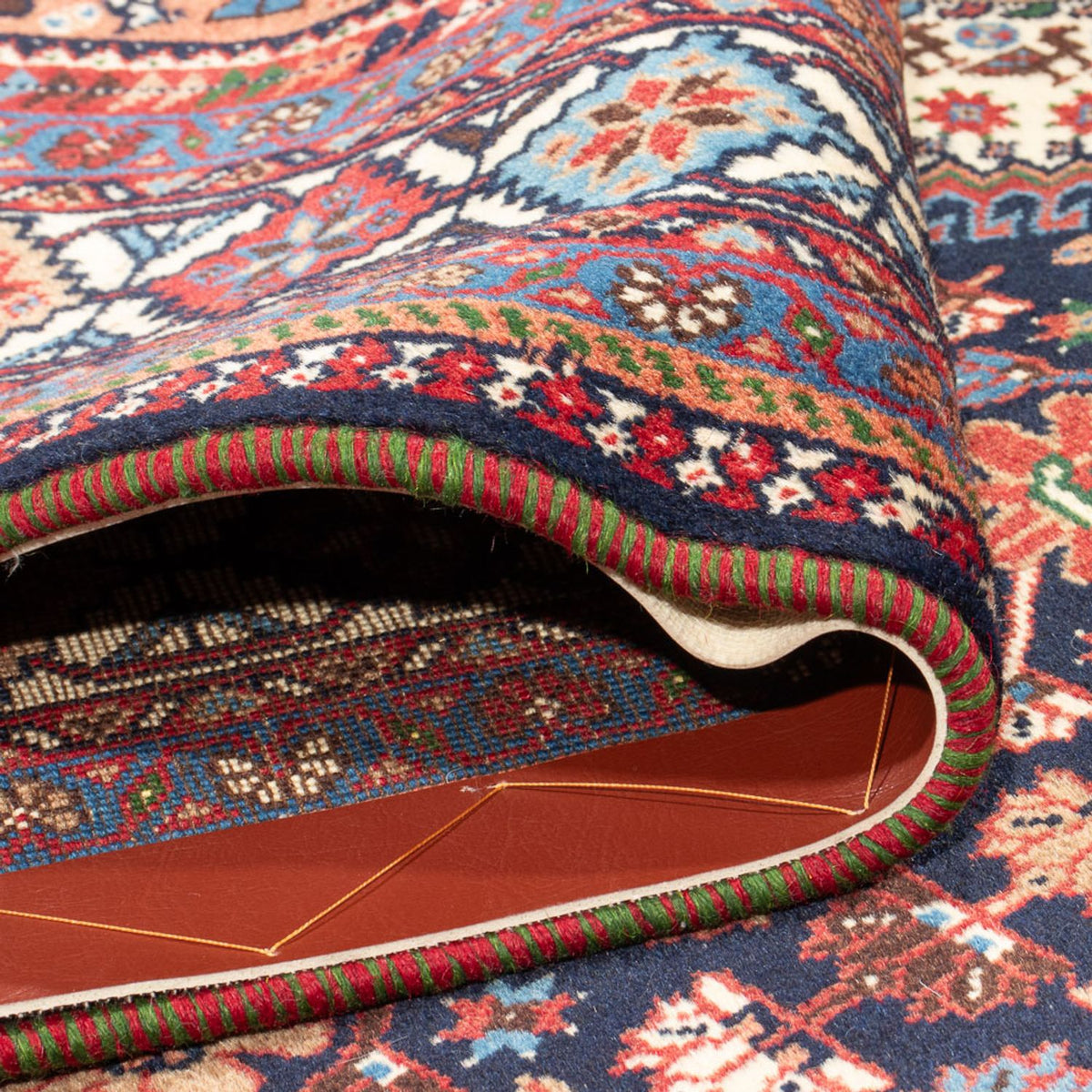 Perski dywan - Nomadyczny - 300 x 204 cm - ciemnoniebieski