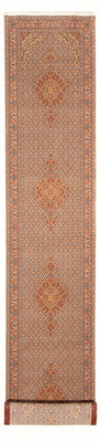 Läufer Perser - Täbriz - Royal - 407 x 78 cm - beige