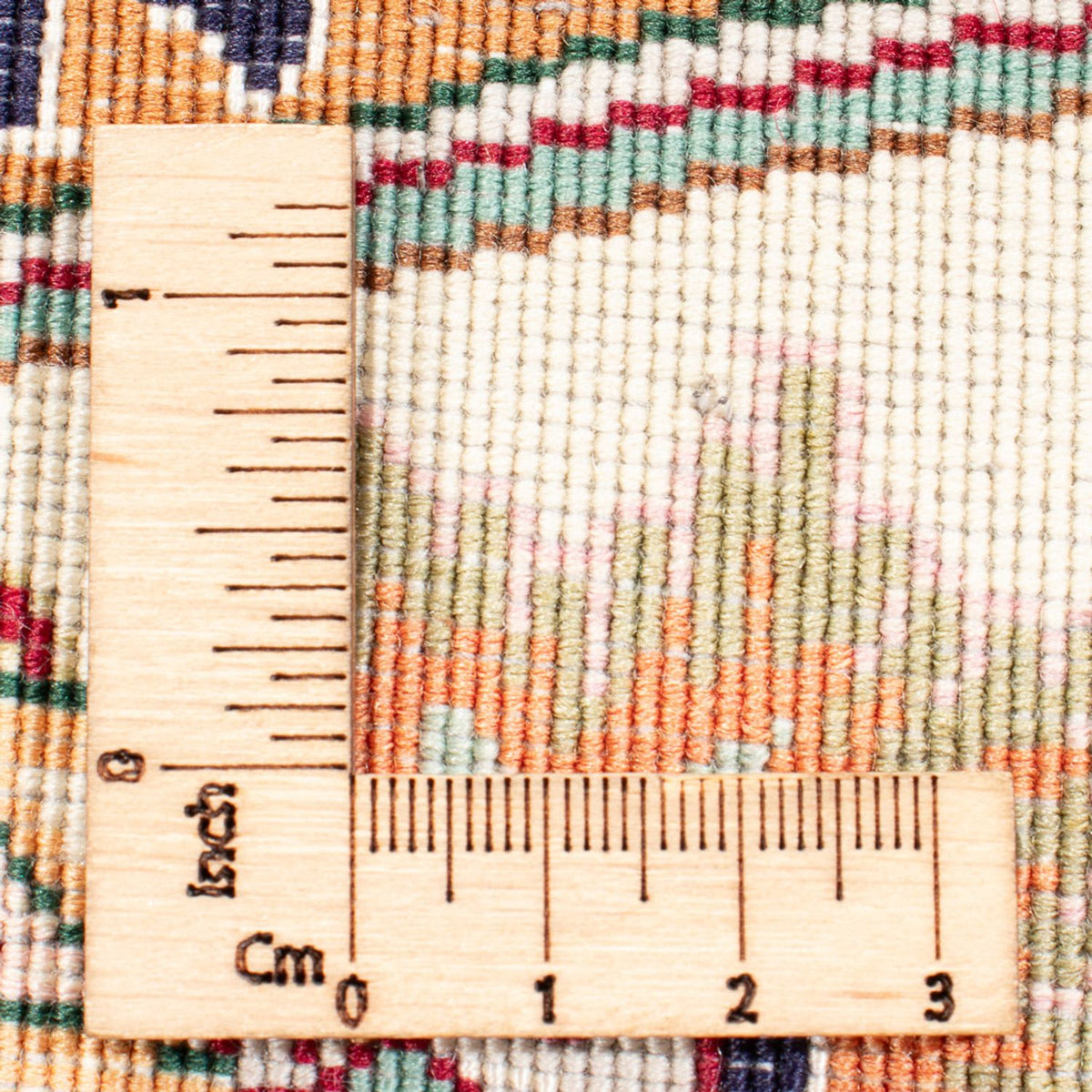 Dywan perski - Tabriz - Królewski okrągły  - 200 x 200 cm - kremowy