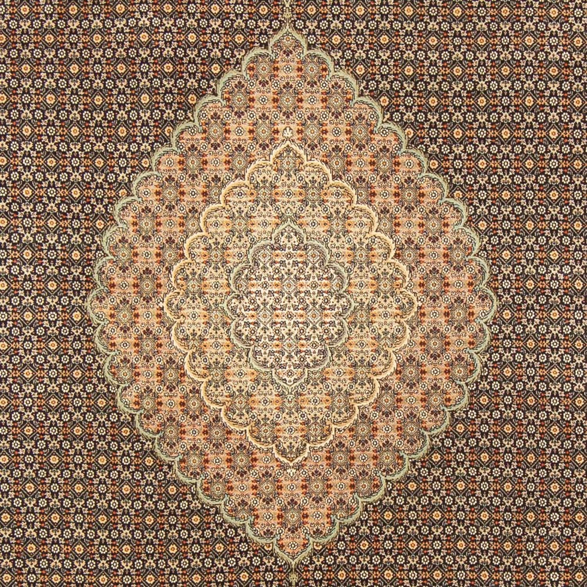 Perserteppich - Täbriz - Royal - 296 x 199 cm - dunkelblau