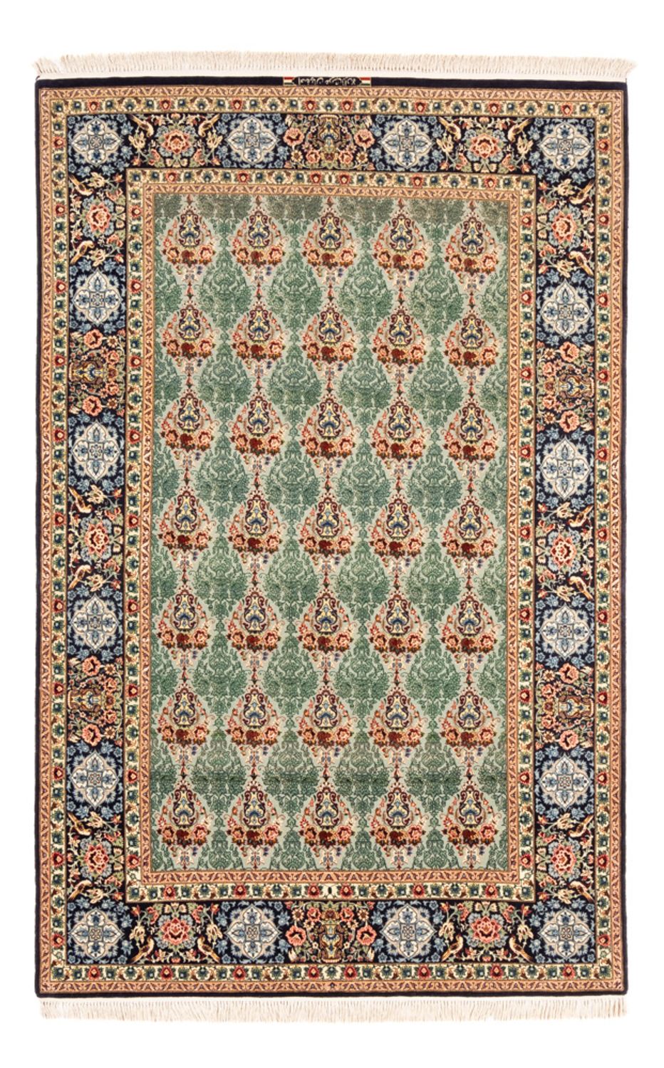 Perserteppich - Isfahan - Premium - 244 x 157 cm - grün