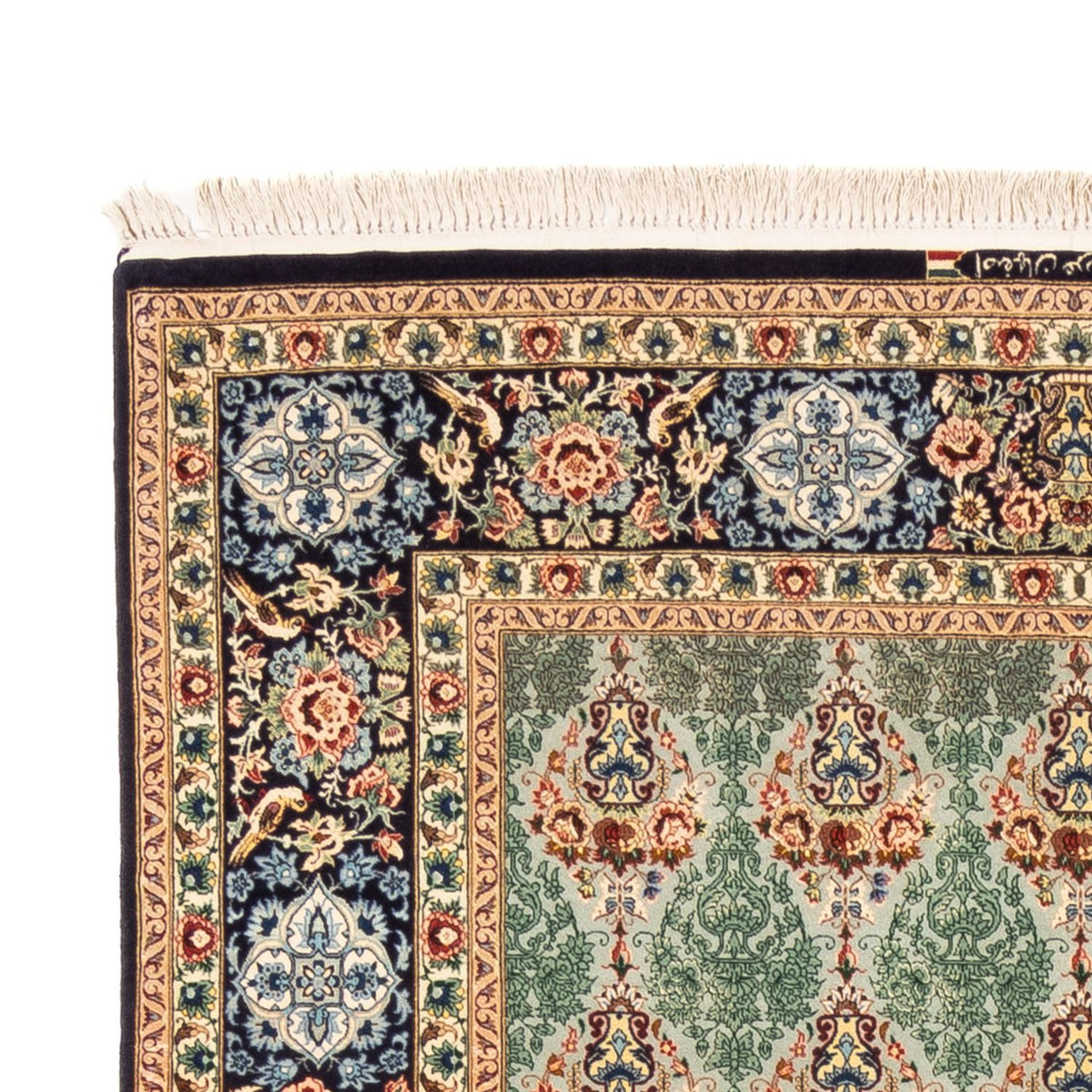 Perserteppich - Isfahan - Premium - 244 x 157 cm - grün