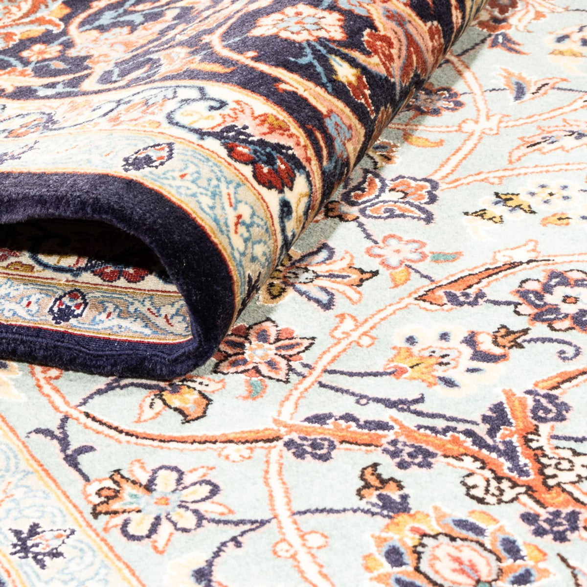 Perserteppich - Isfahan - Premium - 240 x 150 cm - grün