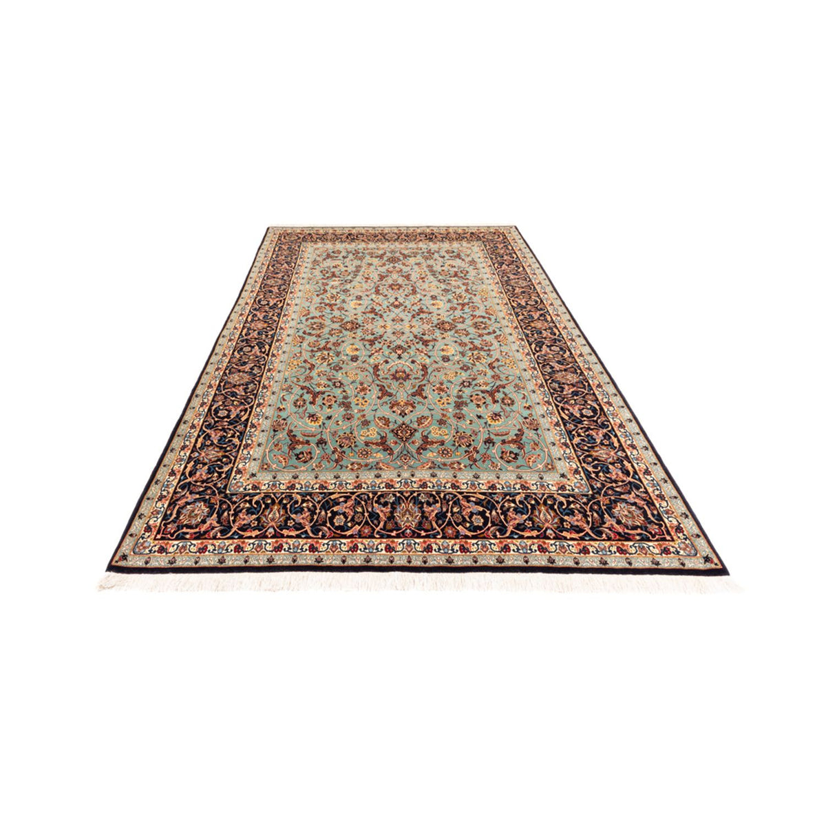 Perserteppich - Isfahan - Premium - 240 x 150 cm - grün