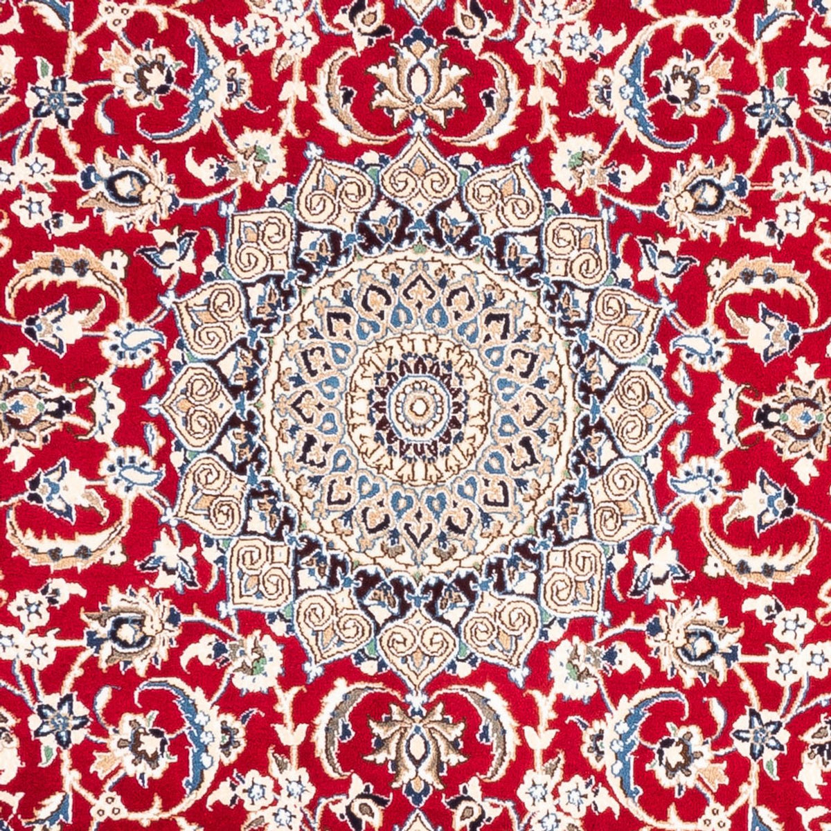 Perserteppich - Nain - 246 x 156 cm - rot