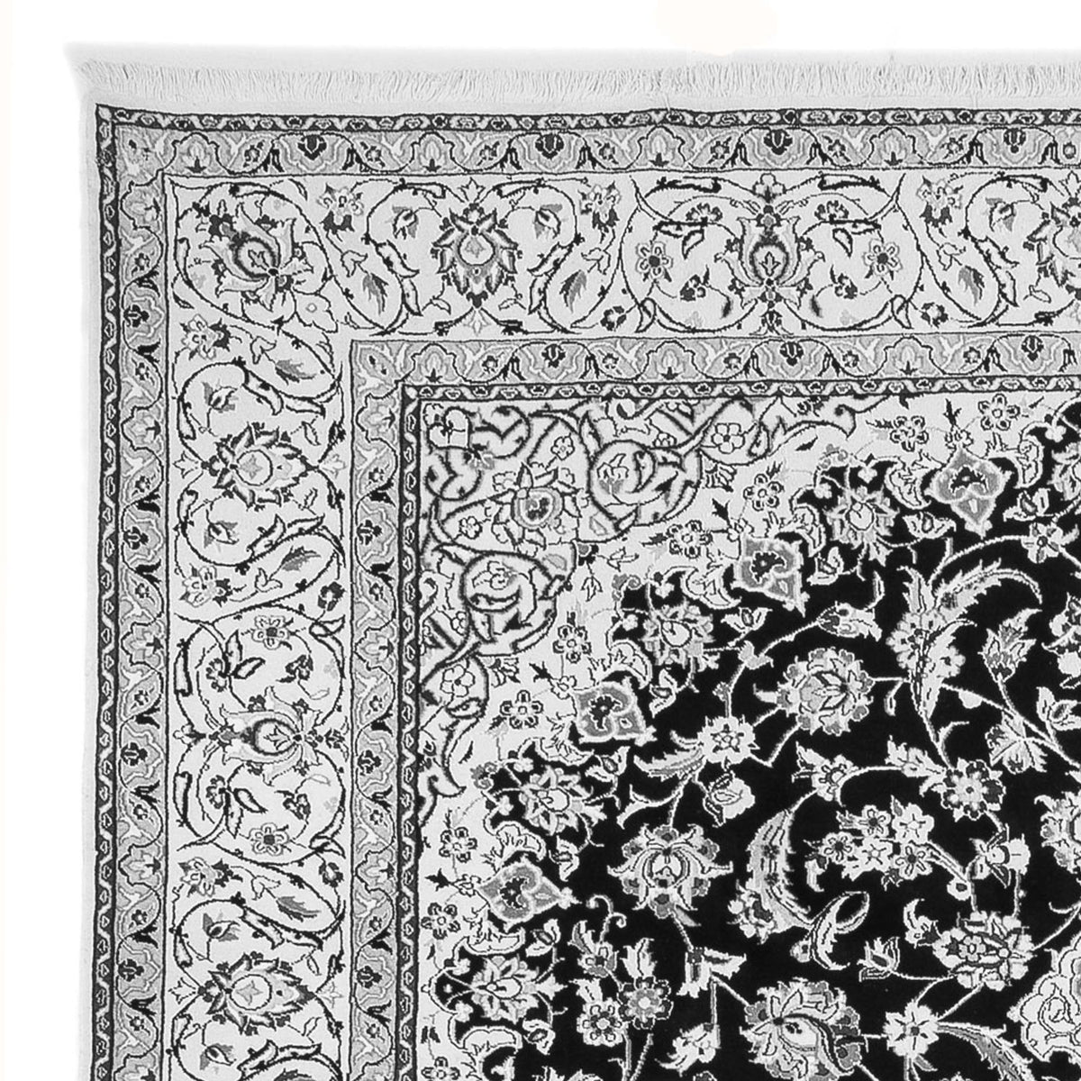 Perserteppich - Nain - 304 x 200 cm - dunkelblau