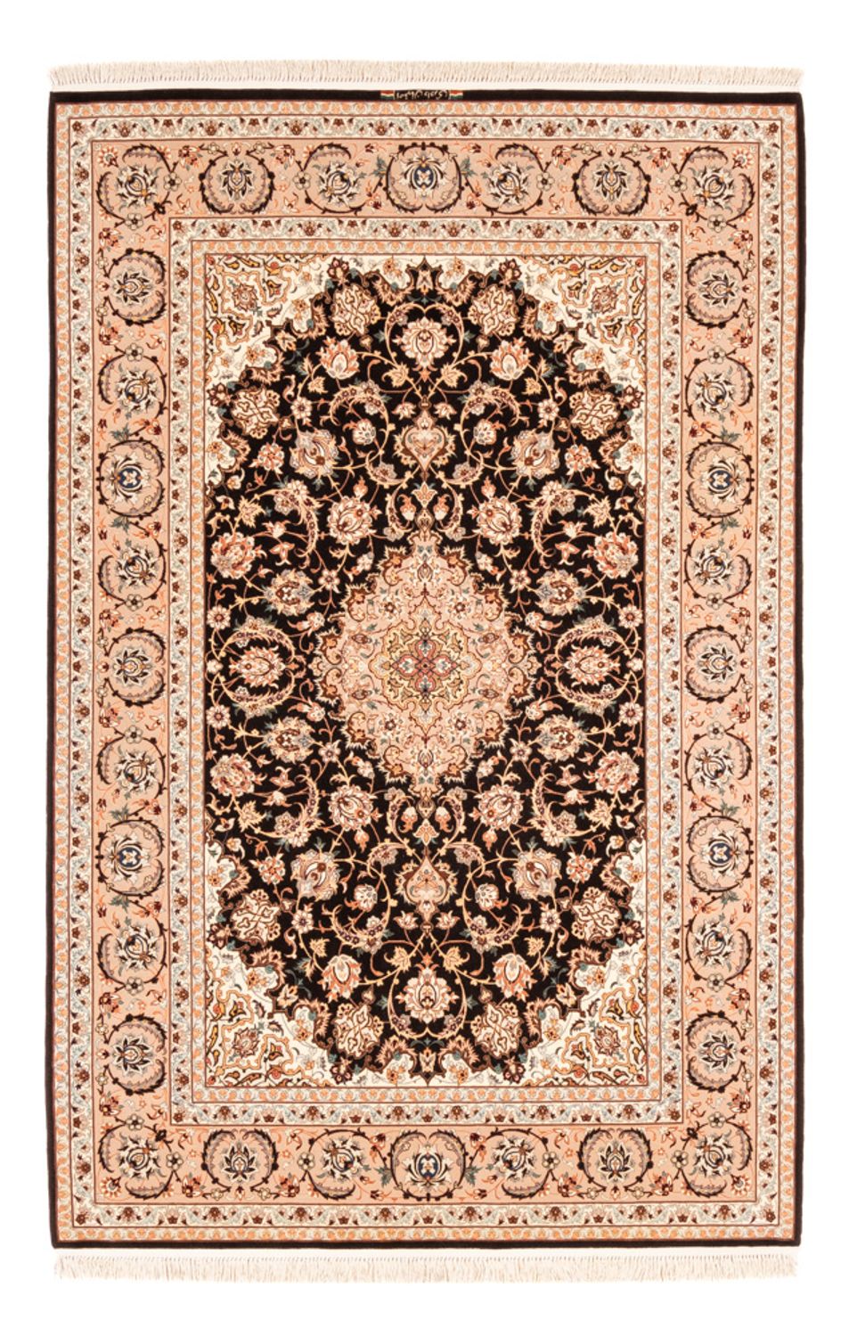 Läufer Perser - Isfahan - Premium - 227 x 148 cm - dunkelblau