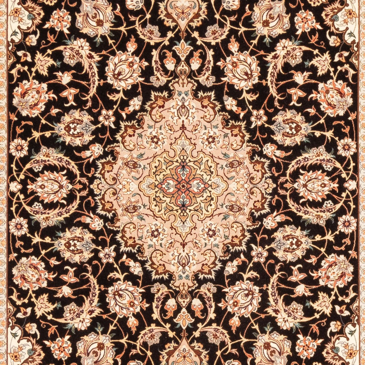 Läufer Perser - Isfahan - Premium - 227 x 148 cm - dunkelblau