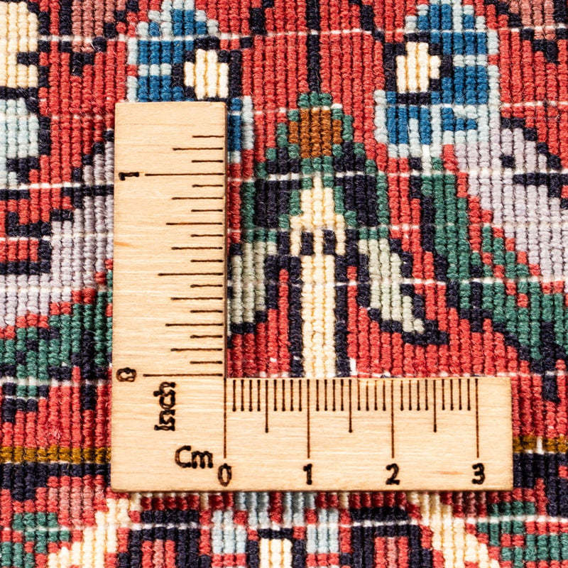 Dywan perski - Bijar kwadratowy  - 250 x 248 cm - ciemnoniebieski