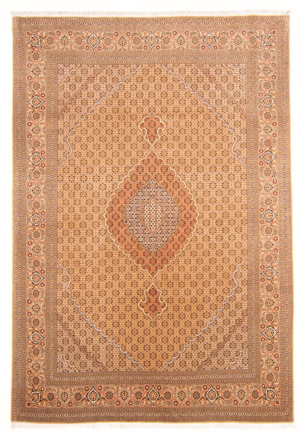 Perserteppich - Täbriz - Royal - 300 x 200 cm - hellbeige