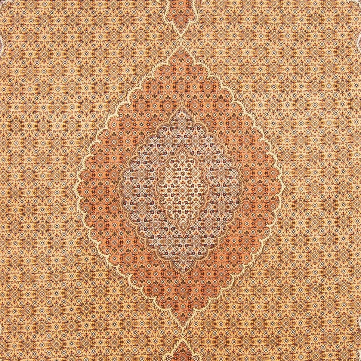Perserteppich - Täbriz - Royal - 300 x 200 cm - hellbeige