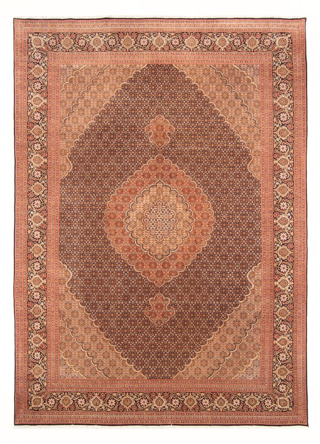 Perserteppich - Täbriz - Royal - 300 x 204 cm - orange