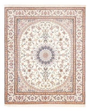 Dywan perski - Nain - Premium - 240 x 203 cm - kremowy
